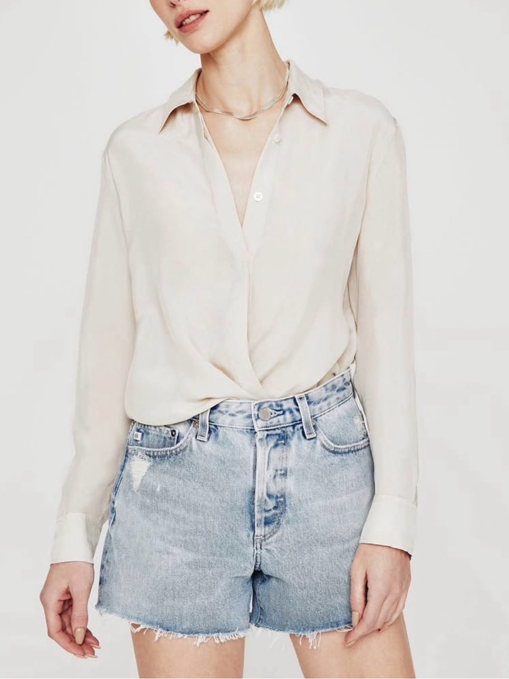 Ag Adriano Goldschmied NWT Cupro Silk Top - MSRP $218